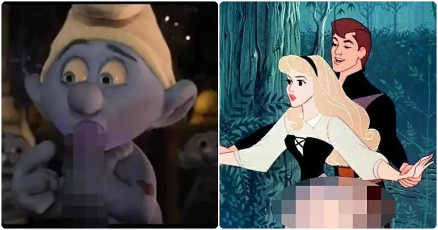 17 Foto ini bukti kalau film kartun nggak bisa asal sensor