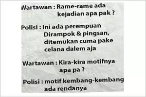  10 Meme percakapan antara wartawan & polisi ini bikin tersenyum kecut