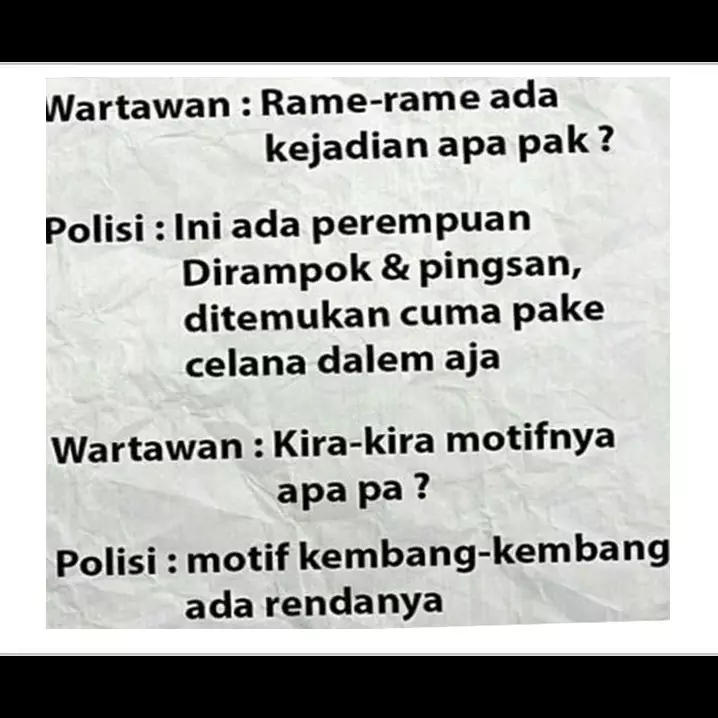  10 Meme percakapan antara wartawan &amp; polisi ini bikin tersenyum kecut