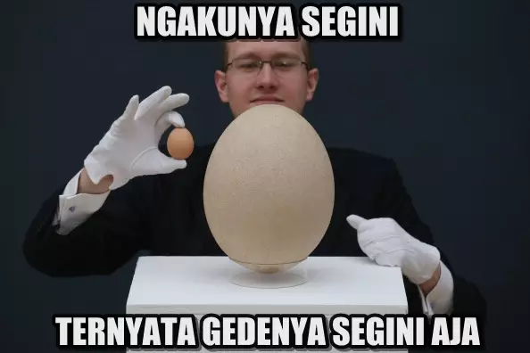 10 Meme 'gedenya segini' ini lucunya nggak kalah sama Sule