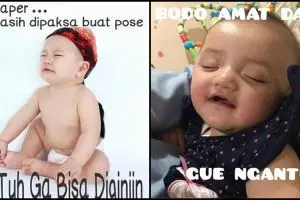 11 Ekspresi anak kecil ini bikin yang melihatnya ngakak sampai lemas