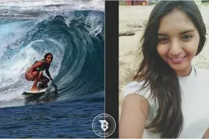 15 Foto Salini Rengganis, peselancar cantik dari Pacitan