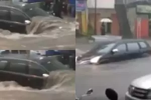 Ini kondisi Avanza yang terseret banjir di Bandung 9 November lalu