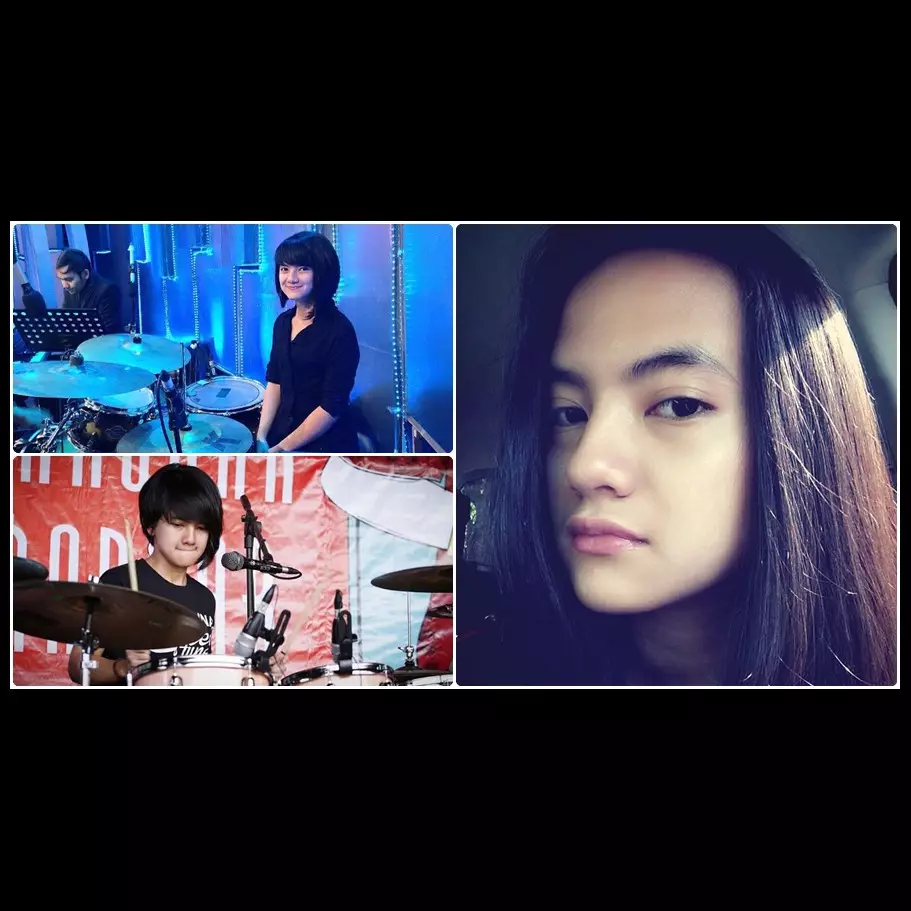 Jeane Phialsa, drummer manis yang bikin cowok 'pengen jadi simbalnya'
