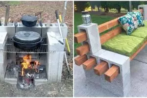 15 Cara memanfaatkan blok semen selain untuk ventilasi ini keren