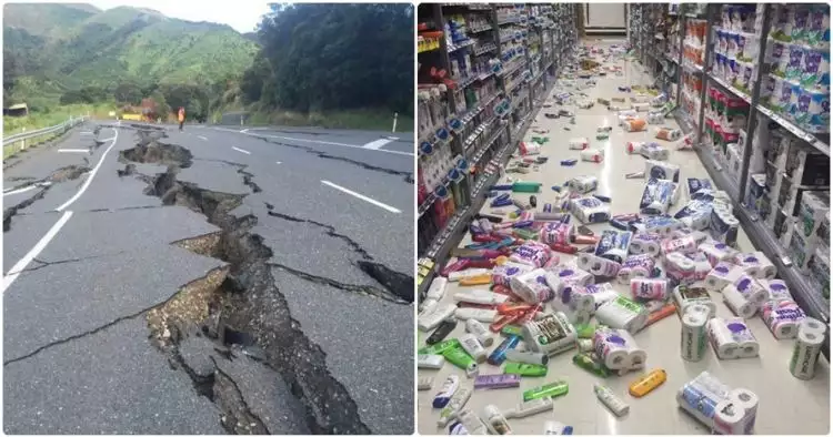 10 Potret kondisi mencekam di Selandia Baru usai diguncang gempa bumi