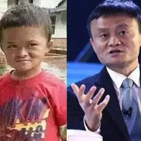 Berwajah mirip Jack Ma, bocah dari desa kumuh ini mendadak populer