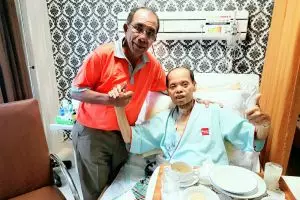 Foto-foto kondisi Sutan Bhatoegana yang kurus kering di rumah sakit