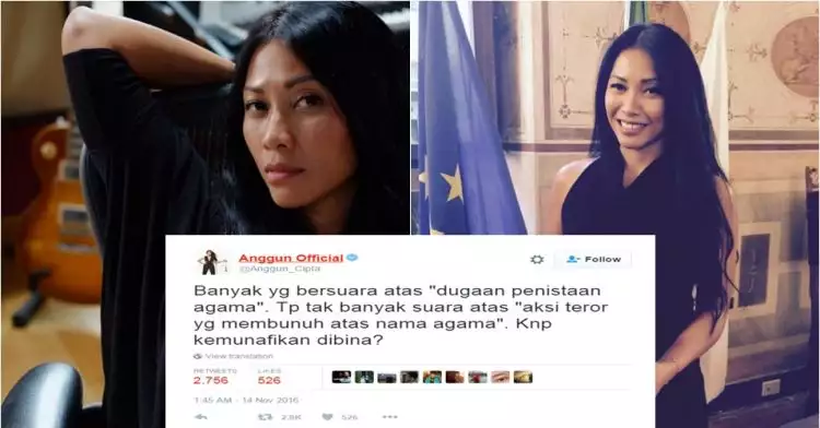 Kicauan Anggun soal 'penistaan agama' ini mendadak viral, ngena banget