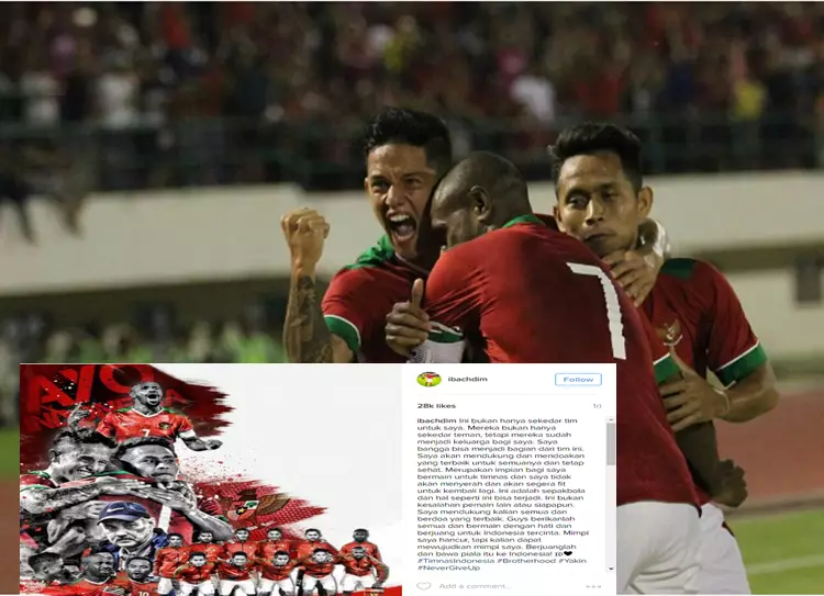 Gagal bela Timnas di Piala AFF, curhatan Irfan Bachdim ini bikin haru