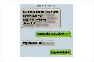 7 Chat yang ditujukan tukang tikung pacar ini lucu banget