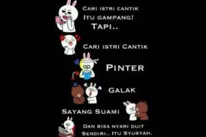12 Meme kisah cinta ala sticker LINE ini kocak abis, bikin kamu ketawa