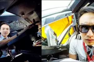 Nelson Simajaya, pilot  ganteng yang bikin kamu pengen diajak terbang