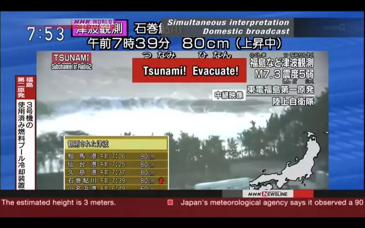 Gempa 7,3 SR di Jepang, muncul peringatan tsunami tiga meter