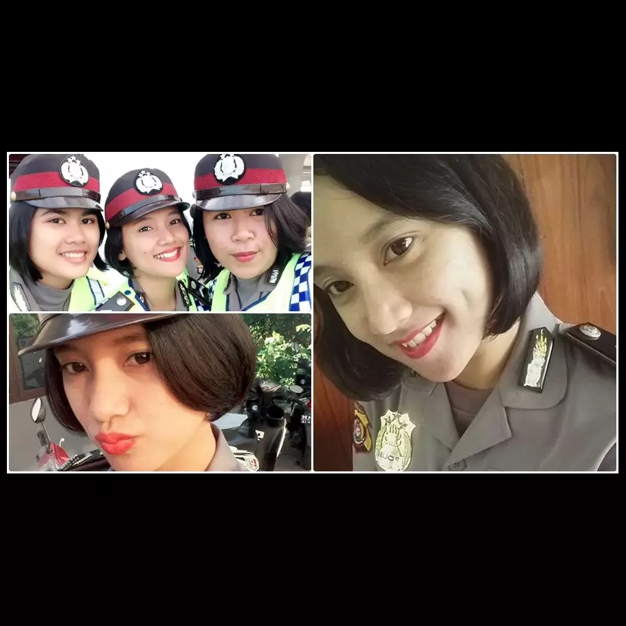 Triya Rafelya, polwan manis yang bikin cowok ingin 'jadi penjahatnya'