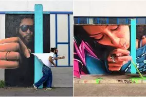 10 Street art ini nggak cuma keren tapi juga mampu menipu matamu