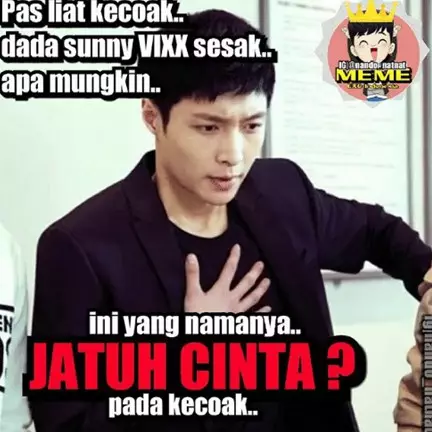 12 Meme 'jatuh cinta' ini bikin jomblo senyum kemudian 'makdheg'