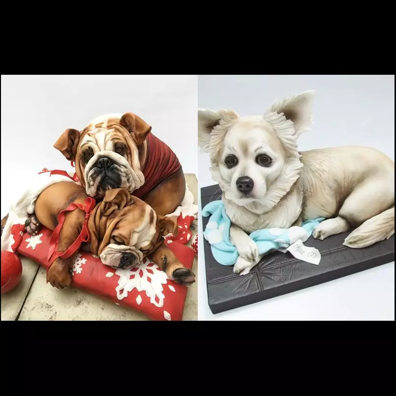 12 Kue ulang tahun bentuk anjing ini unik, bikin nggak tega makan nih