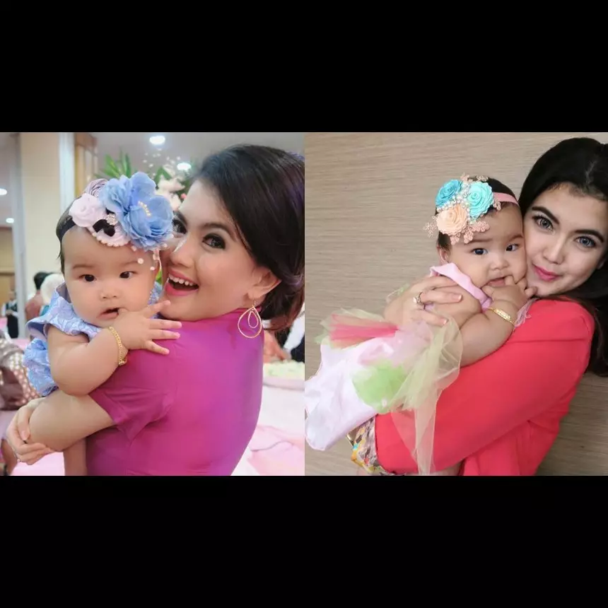 12 Foto kedekatan Tania Putri mantan geng Kepompong sama anaknya