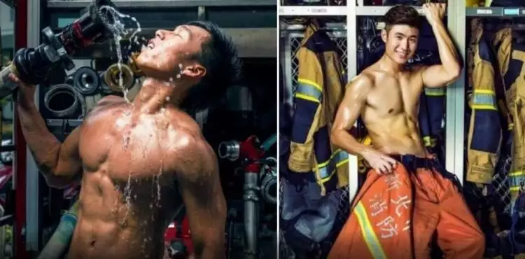 11 Foto ini buktikan pemadam kebakaran di Taiwan ganteng & keren abis!
