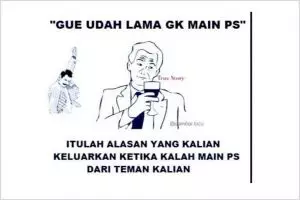 10 Meme lucu 'alasan kalah main PS' ini bikin kamu ketawa cekikikan