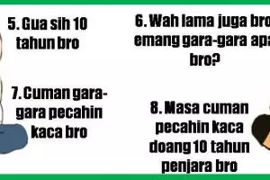 5 Obrolan kocak 2 napi di dalam sel ini bakal ceriakan hari Seninmu