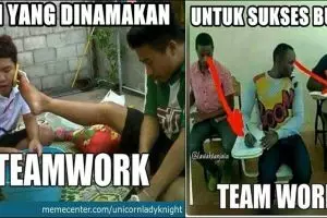 10 Meme 'teamwork' ini akan bikin ngakak bareng teman kerjamu