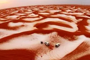 Saudi Arabia turun salju, netizen heboh