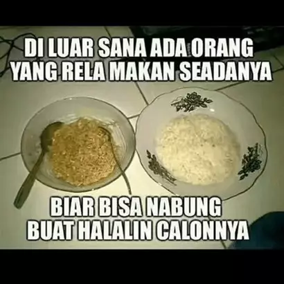 10 Meme 'makan seadanya' ini ingatkan kamu kalau ngenes itu nyata