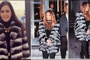 Ini harga mantel bulu Maia Estianty yang mirip punya Jennifer Lopez