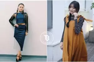 Lagi hits, begini gaya 10 aktris Indonesia bergaya rambut kepang