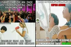 10 Meme kocak 'diomelin emak' ini bikin kamu bergumam sendiri