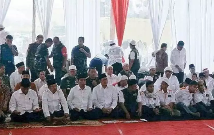 Ini isi orasi Presiden Jokowi di depan lautan massa Aksi Damai 212