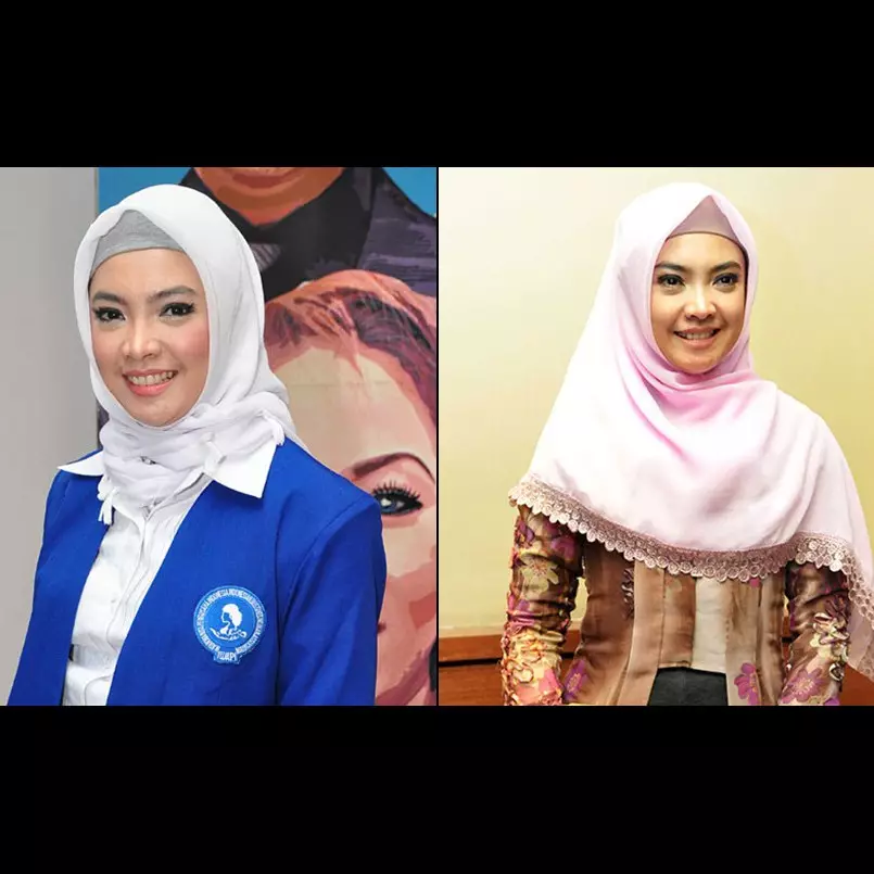 Bagikan jeruk di aksi 'Super Damai 212', Ingrid Kansil bikin adem