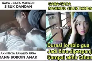 13 Meme 'gara-gara mahmud' ini kocak, curhatan papah muda ni ye