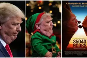 10 Foto editan lipatan dagu milik Donald Trump ini bikin ketawa