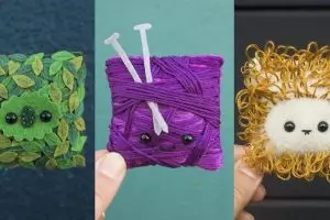 Nggak cuma keren, 10 potret wajah pada rajutan ini menggemaskan banget