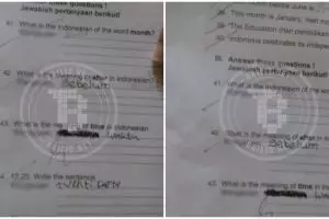 Soal Bahasa Inggris SD ini bikin gagal paham siswa, kenapa ya?