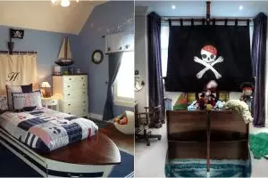13 Ide kamar bernuansa kapal bajak laut, serasa bertualang beneran 