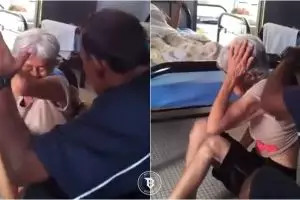 Miris, nenek di panti jompo ini diperlakukan kasar