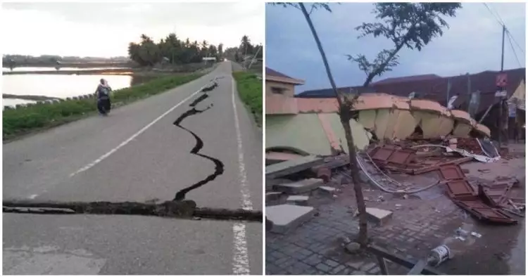 10 Foto kerusakan akibat gempa Aceh, banyak bangunan rusak parah