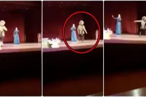 Dikira bagian atraksi, penonton tepuk tangan saat penari ini meninggal