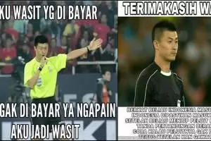 10 Meme wasit kontroversial Vietnam vs Indonesia ini lucu-lucu nyindir