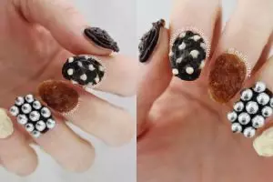 Kreatif, wanita ini ciptakan nail art dari cokelat