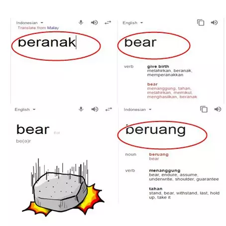 Meski bikin mikir, 9 beda hasil terjemahan Inggris-Indonesia ini kocak