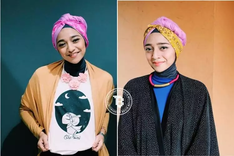 10 Inspirasi hijab turban ala selebgram Chiki Fawzi, hits abis