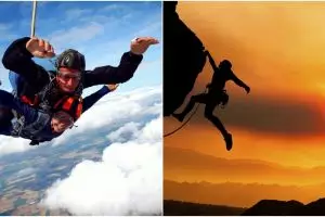 7 Panorama yang bikin orang mau beraksi ekstrem, seleb pun tertantang