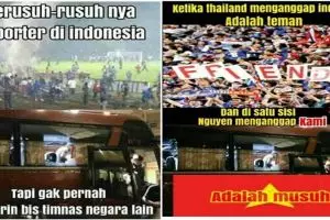 8 Meme suporter bola ini sindir keras kelakuan anarkis fans Vietnam