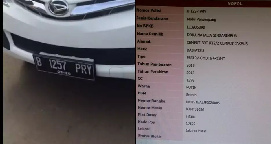 Tak terima ditilang, emak-emak ini malah ngamuk dan mencakar polisi