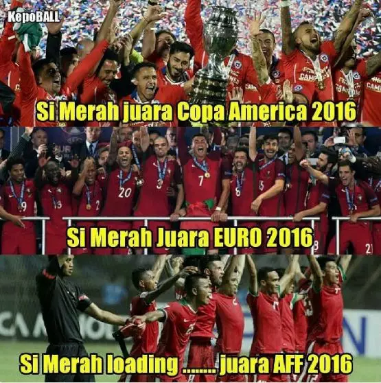 12 Meme 'aksi bela timnas' ini bikin semangat nonton final AFF 2016